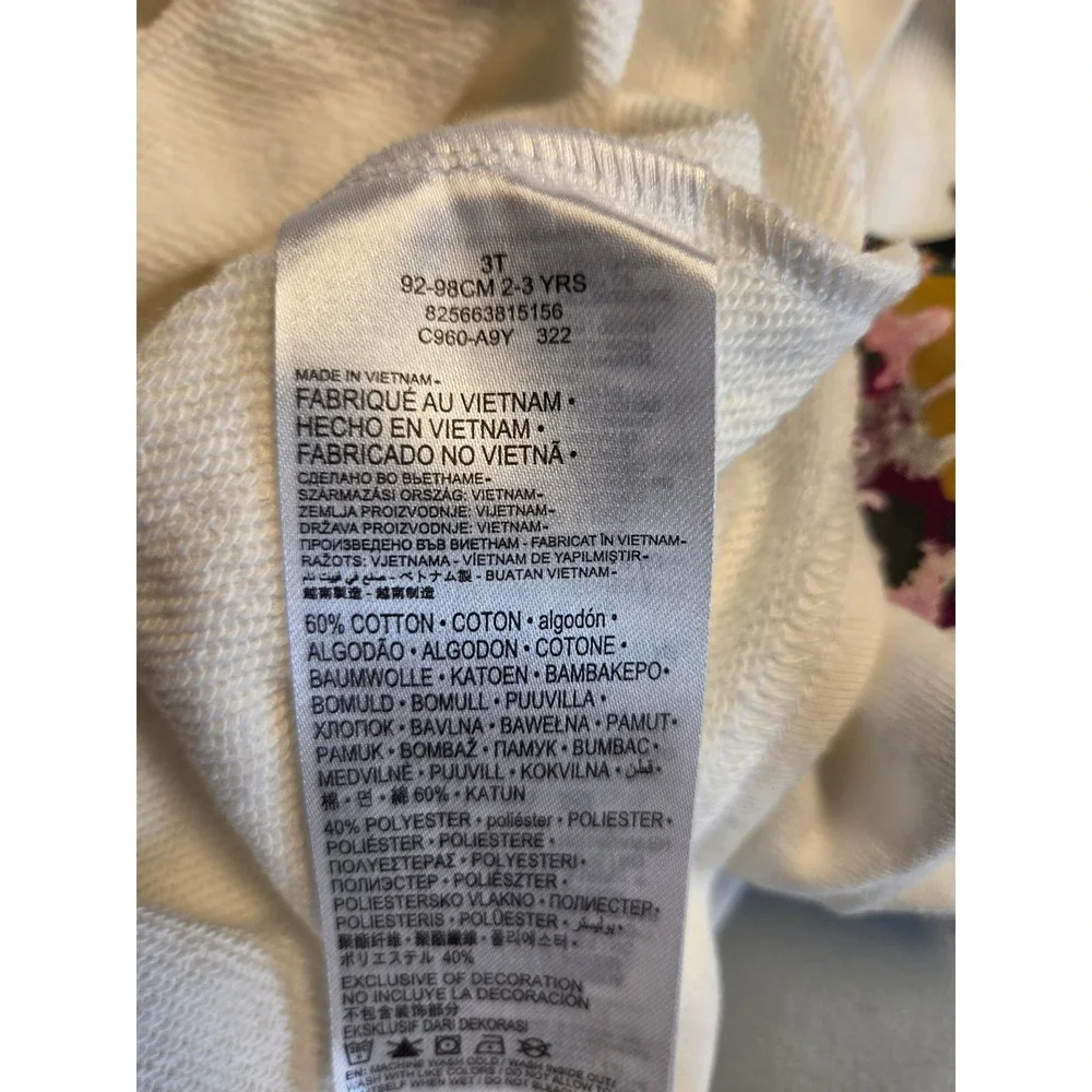 Converse Girls All Star Fleece Sweatshirt and Leggings 2-Piece Set White Pink